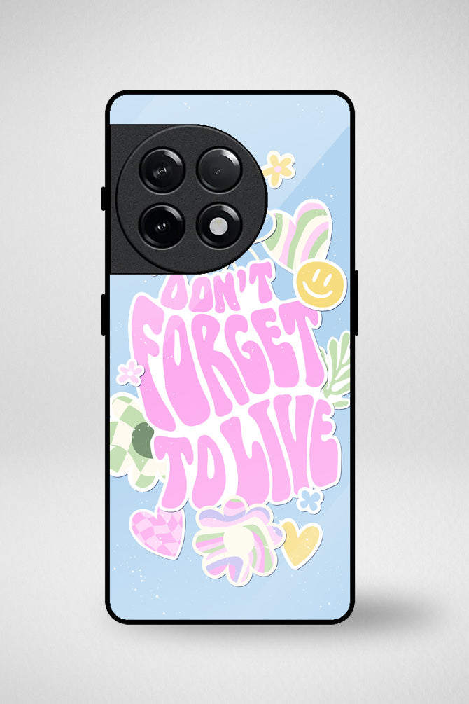 Danish pastel retro quote Glass Mobile Case - iPhone, Samsung & OnePlus -8