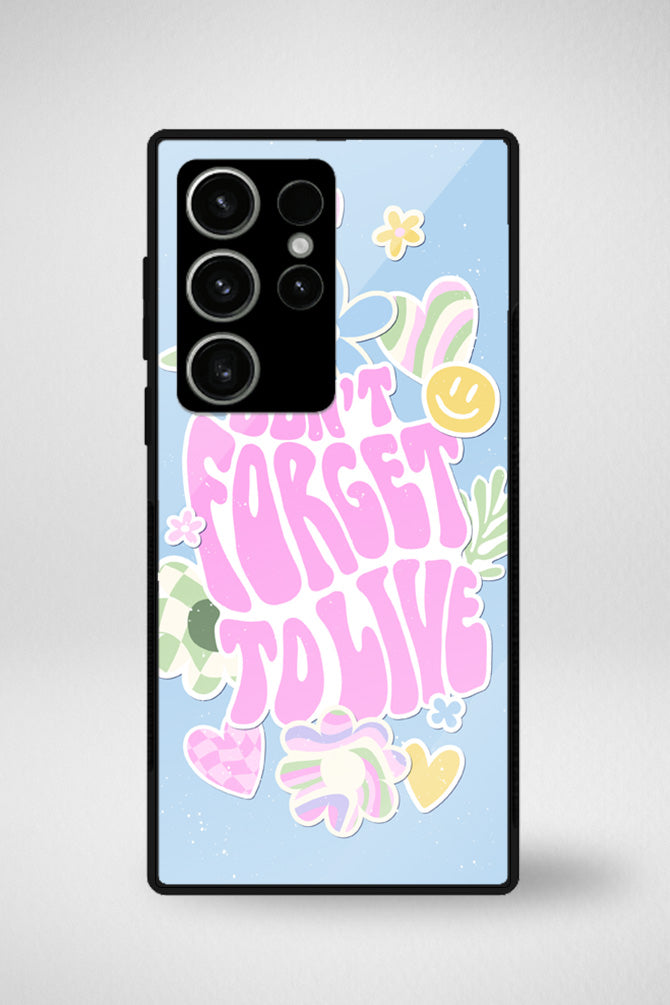 Danish pastel retro quote Glass Mobile Case - iPhone, Samsung & OnePlus -10