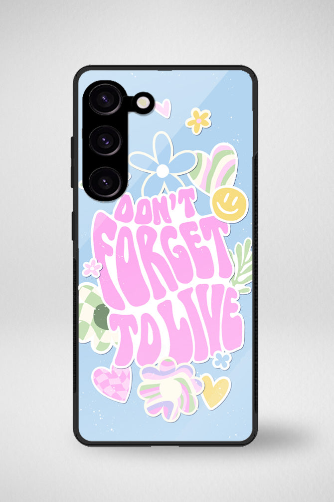 Danish pastel retro quote Glass Mobile Case - iPhone, Samsung & OnePlus -11