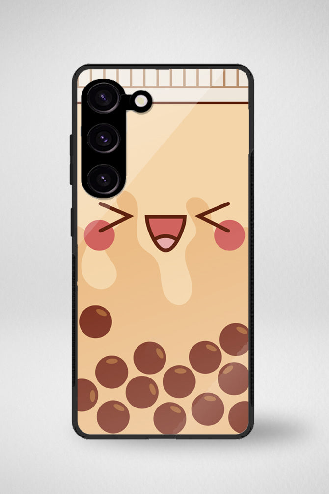 Kawaii emoji faces Glass Mobile Case - iPhone, Samsung & OnePlus -6