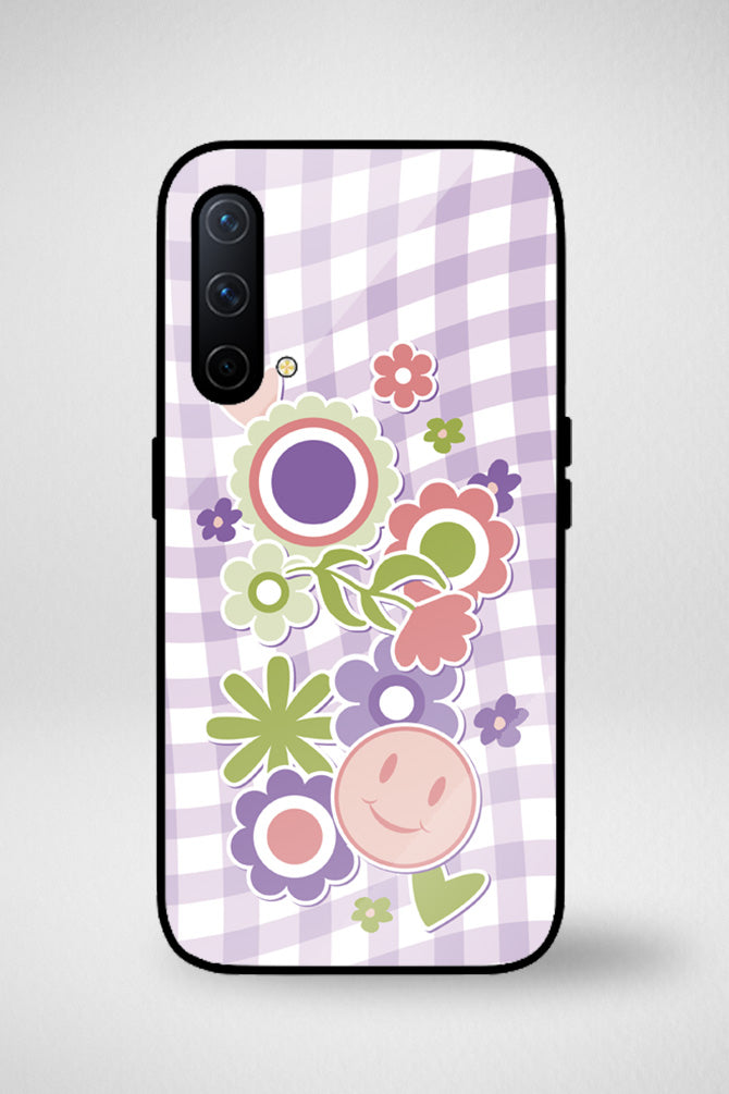 Danish pastel cute stickers Glass Mobile Case - iPhone, Samsung & OnePlus -9