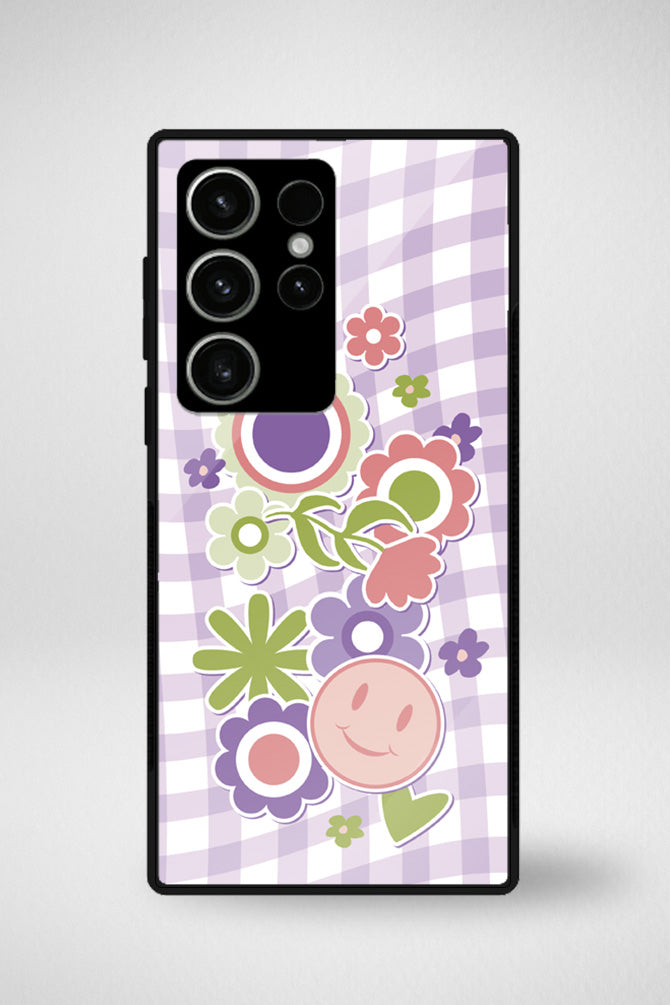 Danish pastel cute stickers Glass Mobile Case - iPhone, Samsung & OnePlus -10