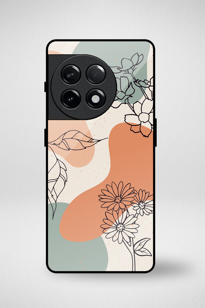 Nature and abstract art Glass Mobile Case - iPhone, Samsung & OnePlus -3