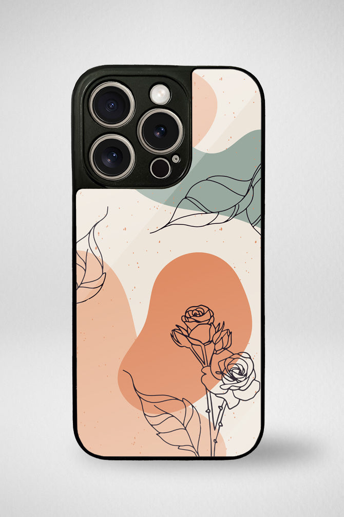 Nature and abstract art Glass Mobile Case - iPhone, Samsung & OnePlus -7