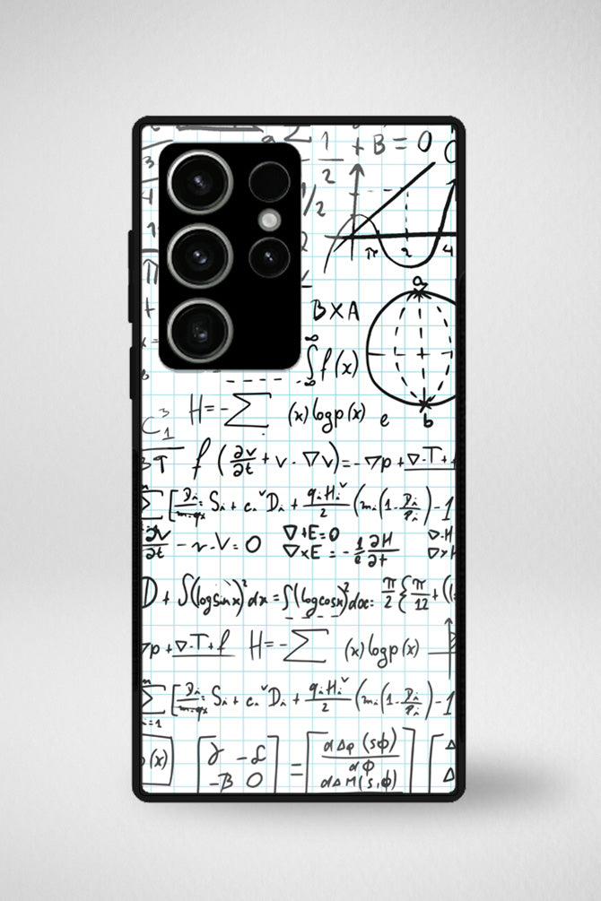 Math formulas Glass Mobile Case - iPhone, Samsung & OnePlus -5