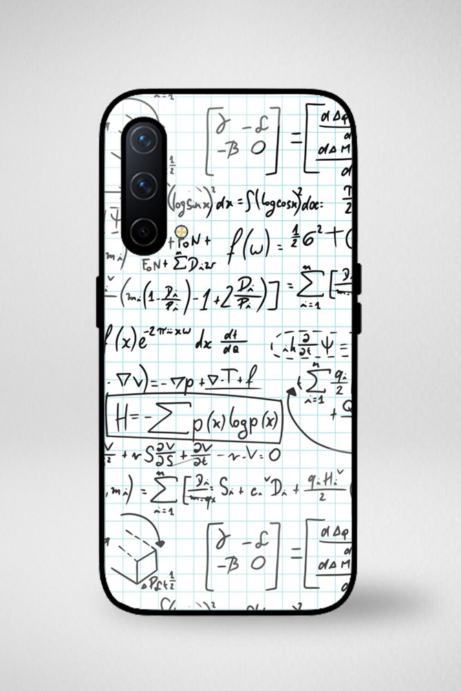 Math formulas Glass Mobile Case - iPhone, Samsung & OnePlus -9