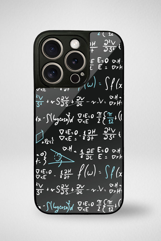 Math formulas Glass Mobile Case - iPhone, Samsung & OnePlus -12