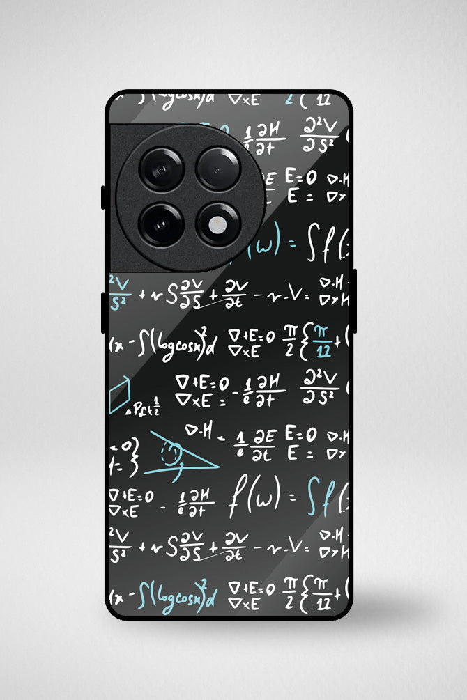 Math formulas Glass Mobile Case - iPhone, Samsung & OnePlus -13