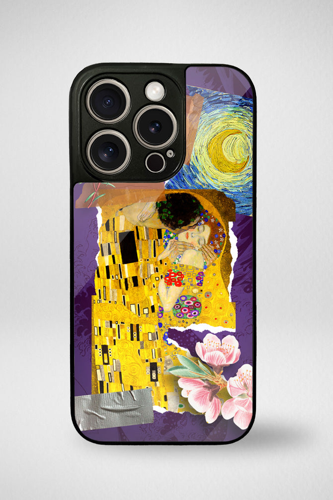 Famous paintings collage Glass Mobile Case - iPhone, Samsung & OnePlus -7