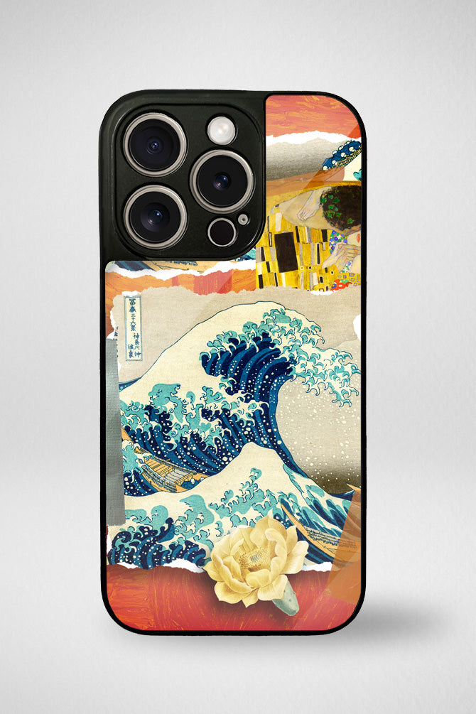 Famous paintings collage Glass Mobile Case - iPhone, Samsung & OnePlus -12