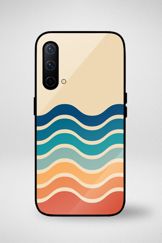 Retro stripes Glass Mobile Case - iPhone, Samsung & OnePlus -4