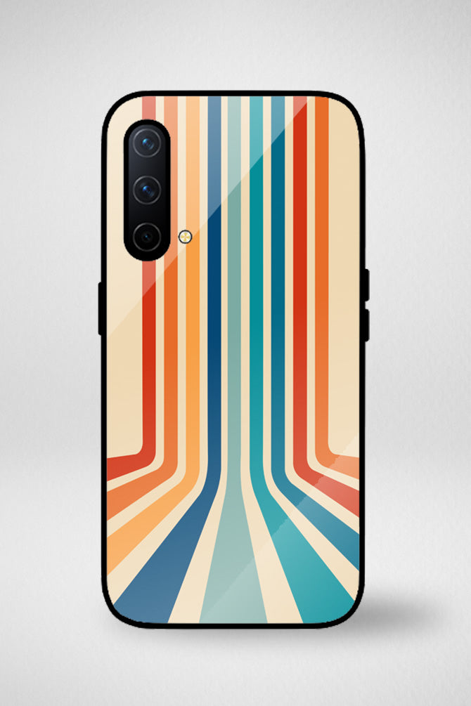 Retro stripes Glass Mobile Case - iPhone, Samsung & OnePlus -9