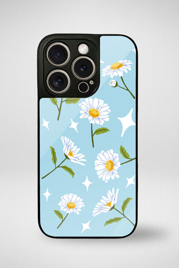 Daisy flower Glass Mobile Case - iPhone, Samsung & OnePlus -1