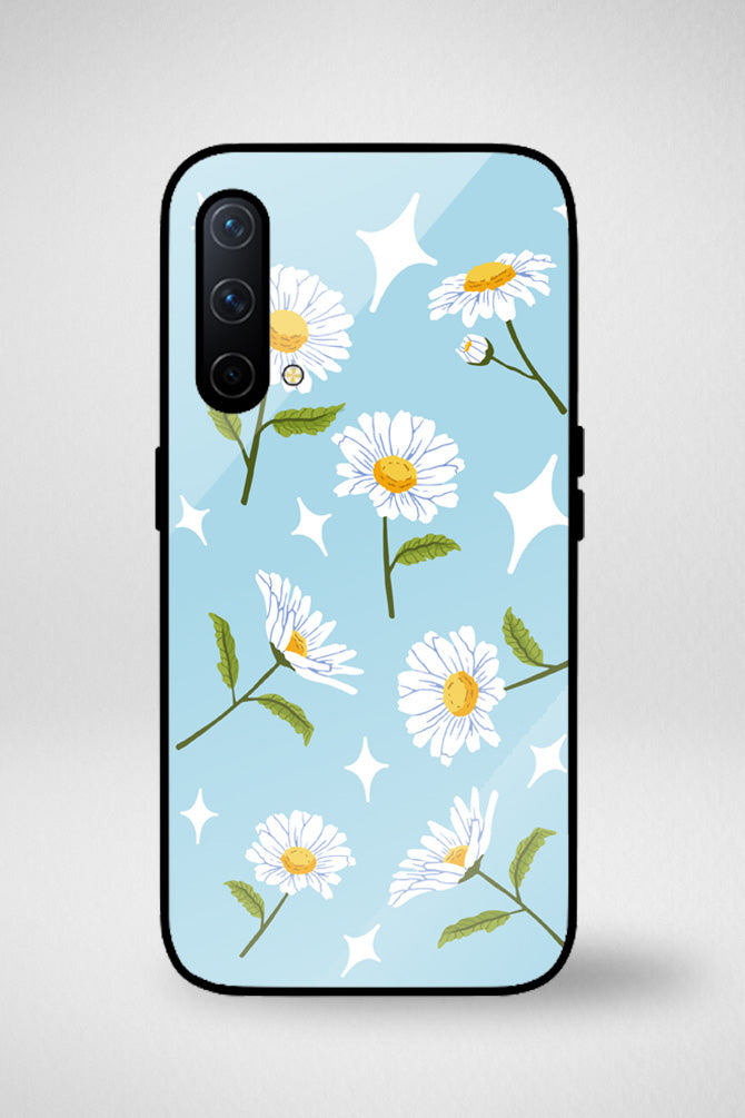 Daisy flower Glass Mobile Case - iPhone, Samsung & OnePlus -3