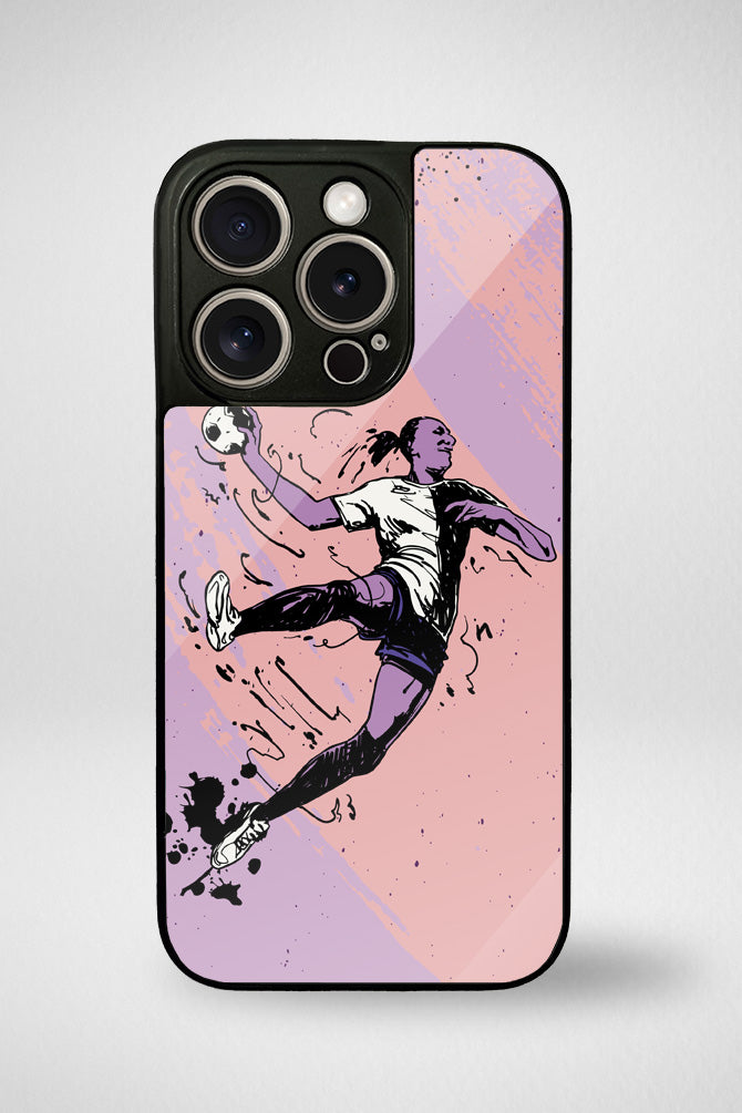 Handball Glass Mobile Case - iPhone, Samsung & OnePlus -12