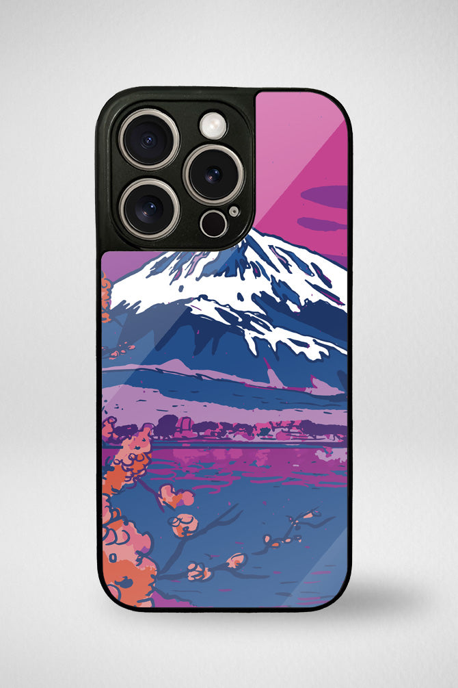Japanese landscapes Glass Mobile Case - iPhone, Samsung & OnePlus -2