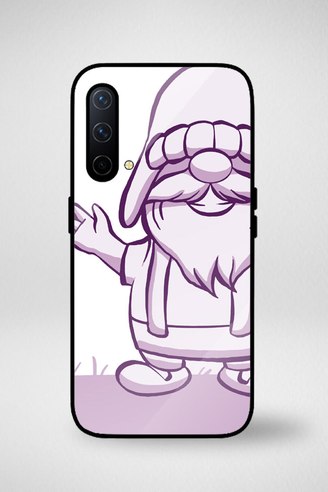 Gnome cartoon character Glass Mobile Case - iPhone, Samsung & OnePlus -4