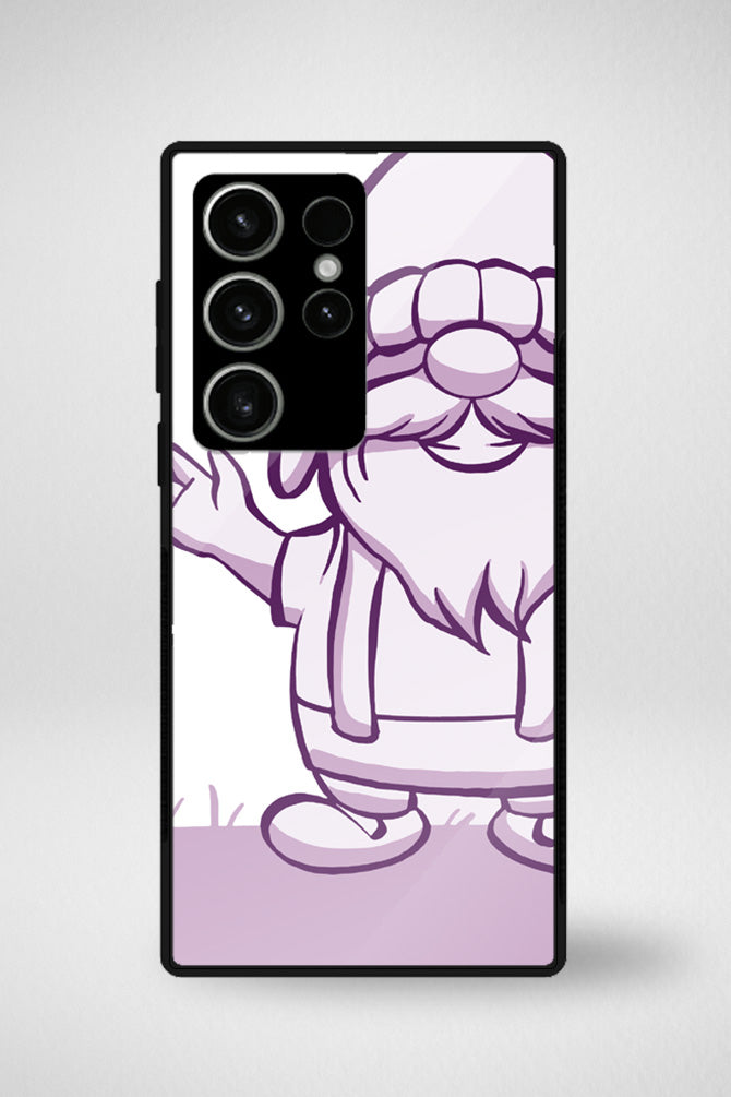 Gnome cartoon character Glass Mobile Case - iPhone, Samsung & OnePlus -5