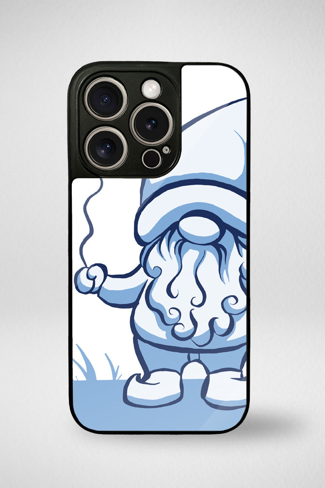 Gnome cartoon character Glass Mobile Case - iPhone, Samsung & OnePlus -7