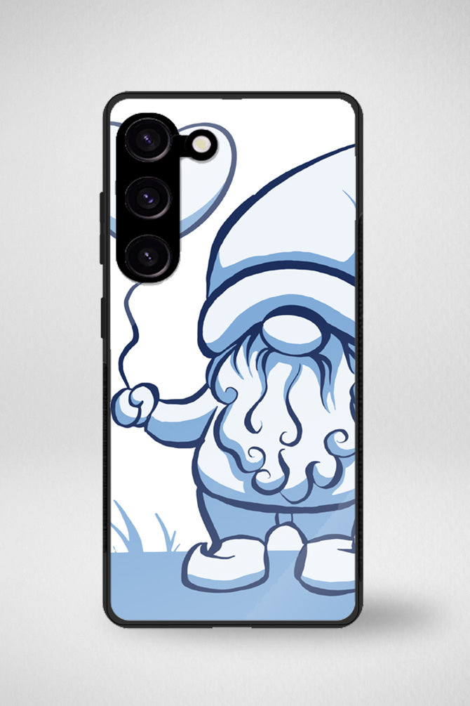 Gnome cartoon character Glass Mobile Case - iPhone, Samsung & OnePlus -11