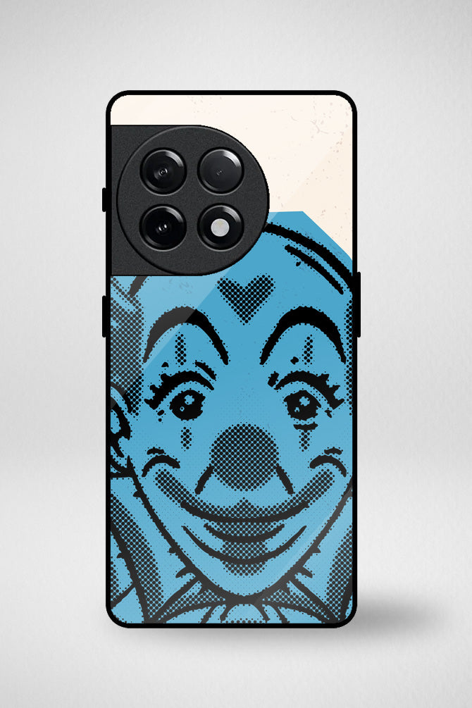 Creepy circus clown cartoon Glass Mobile Case - iPhone, Samsung & OnePlus -8
