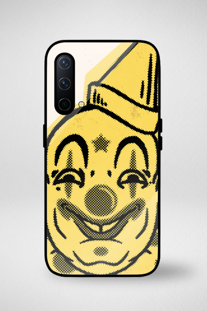 Creepy circus clown cartoon Glass Mobile Case - iPhone, Samsung & OnePlus -14