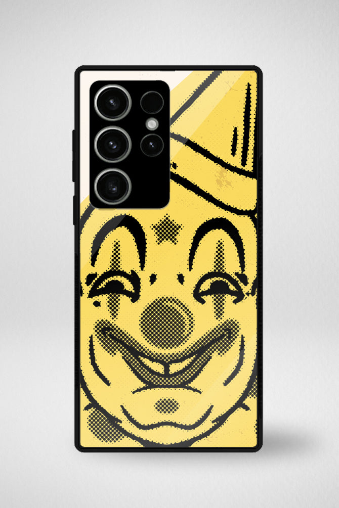 Creepy circus clown cartoon Glass Mobile Case - iPhone, Samsung & OnePlus -15