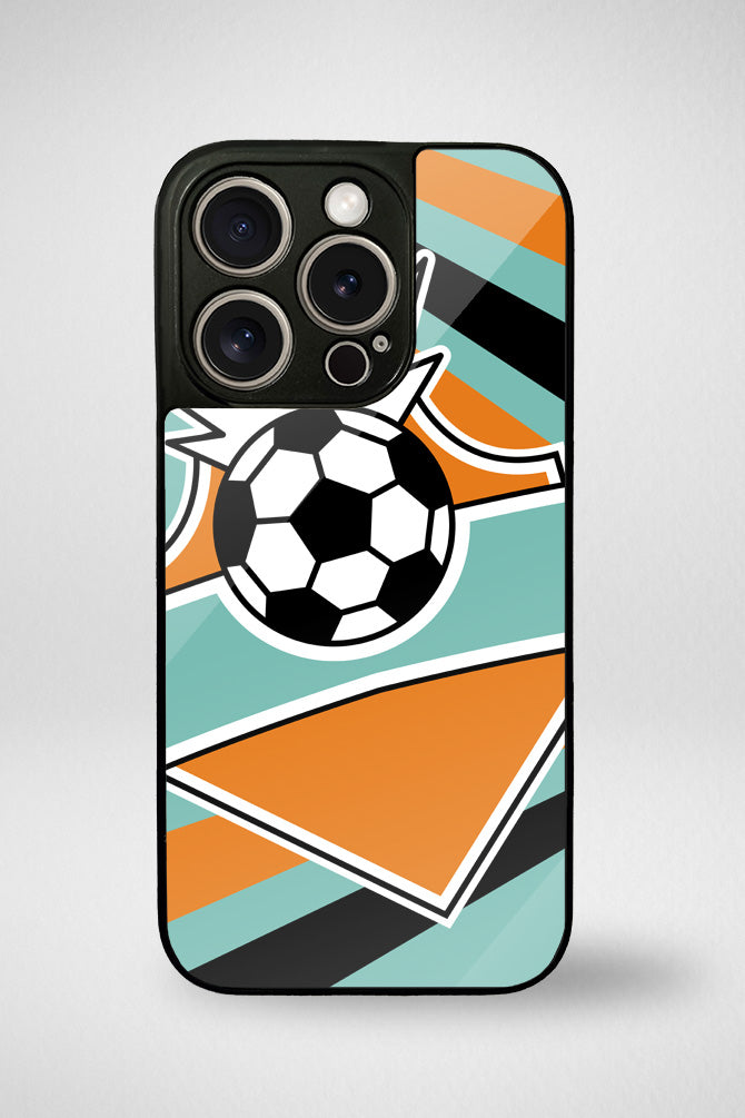 Soccer sport colorful Glass Mobile Case - iPhone, Samsung & OnePlus -2