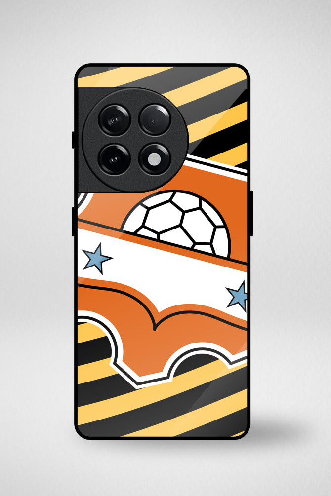 Soccer sport colorful Glass Mobile Case - iPhone, Samsung & OnePlus -13