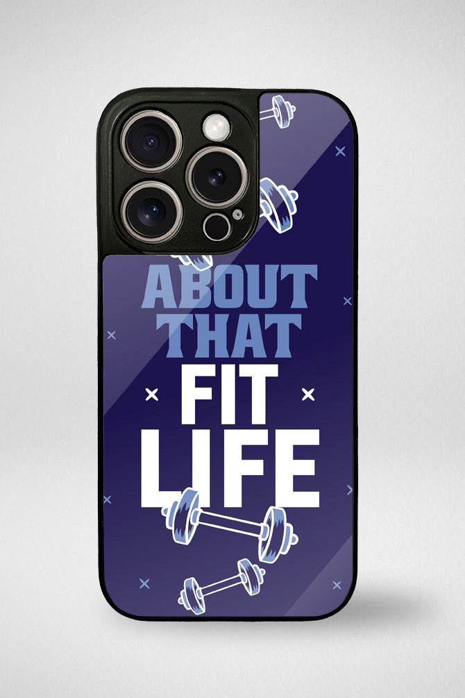 Gym quotes Glass Mobile Case - iPhone, Samsung & OnePlus -2