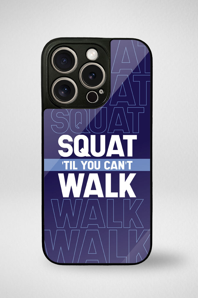 Gym quotes Glass Mobile Case - iPhone, Samsung & OnePlus -12