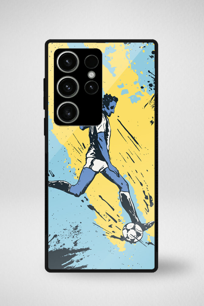 Soccer sport players Glass Mobile Case - iPhone, Samsung & OnePlus -5