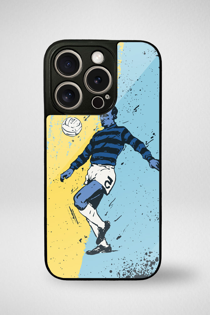 Soccer sport players Glass Mobile Case - iPhone, Samsung & OnePlus -7