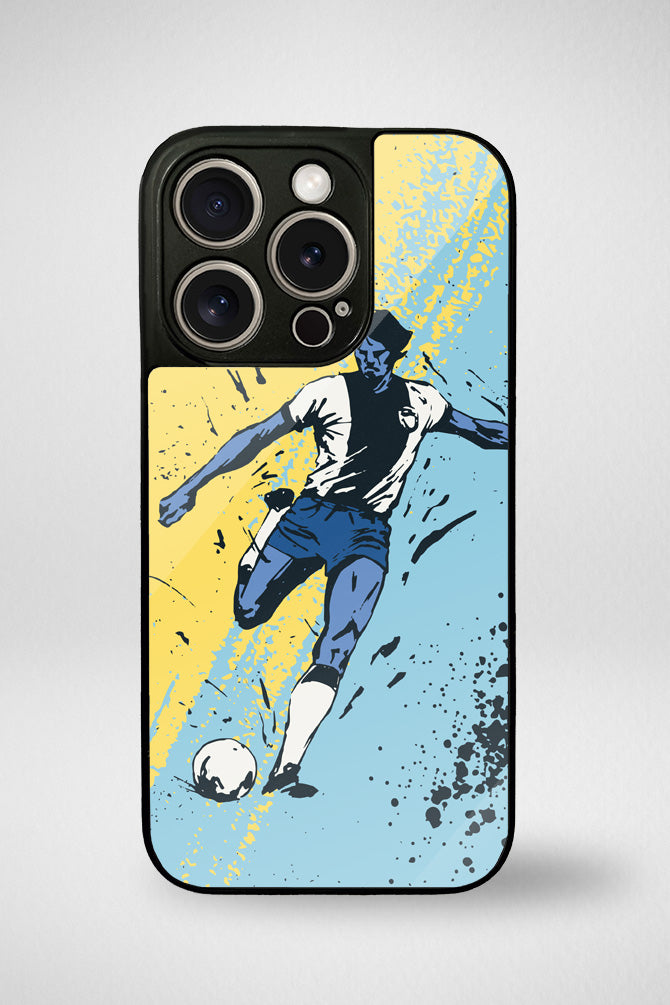 Soccer sport players Glass Mobile Case - iPhone, Samsung & OnePlus -12