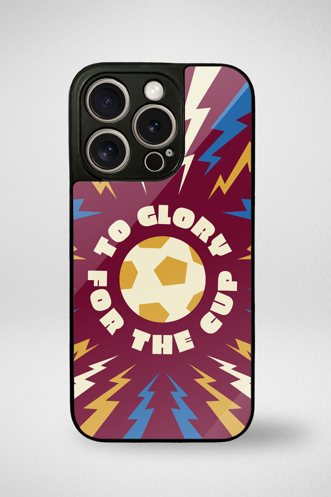 Soccer quotes Glass Mobile Case - iPhone, Samsung & OnePlus -7