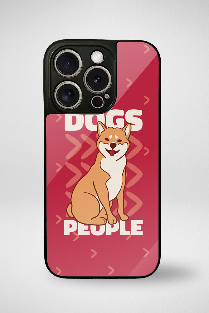Dog people Shiba Inu  Glass Mobile Case - iPhone, Samsung & OnePlus -2