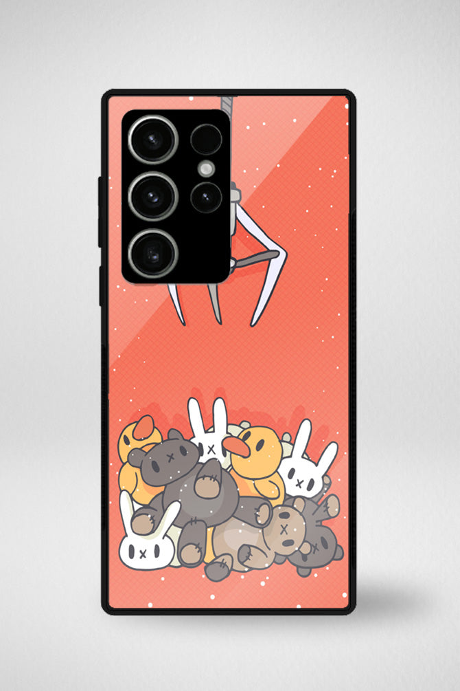 Claw machine Glass Mobile Case - iPhone, Samsung & OnePlus -3