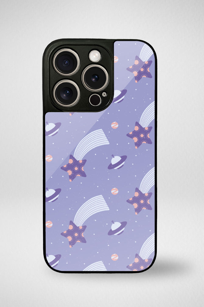 Space-themed Glass Mobile Case - iPhone, Samsung & OnePlus -2