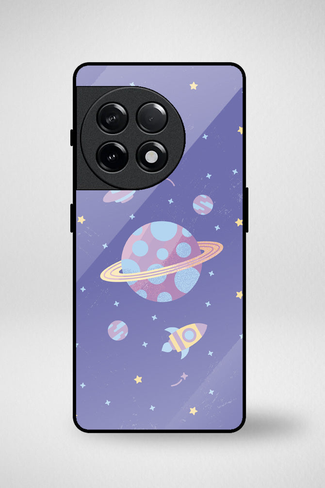 Space-themed Glass Mobile Case - iPhone, Samsung & OnePlus -13