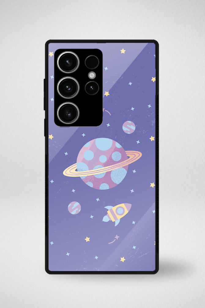 Space-themed Glass Mobile Case - iPhone, Samsung & OnePlus -15