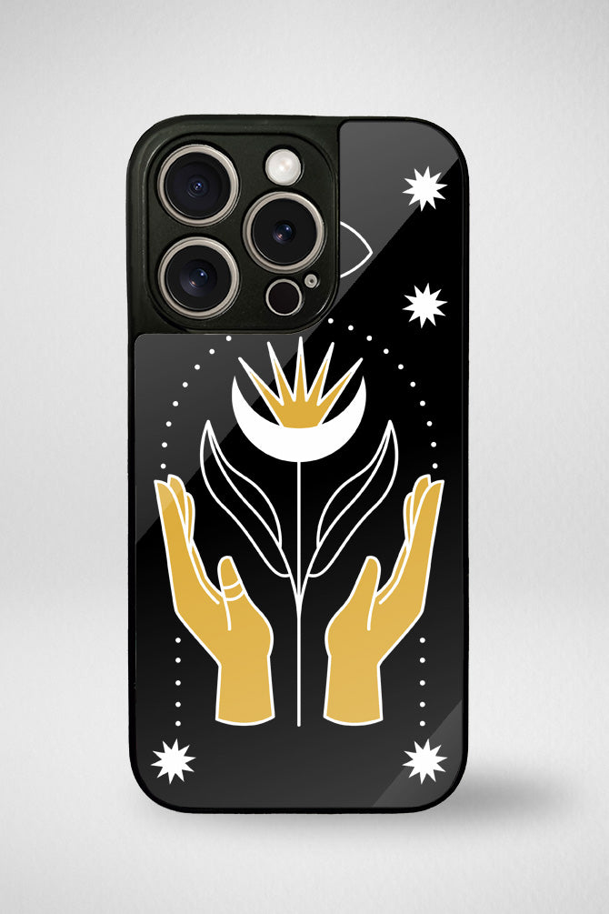 Mystic hands Glass Mobile Case - iPhone, Samsung & OnePlus -2