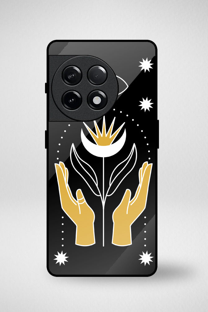 Mystic hands Glass Mobile Case - iPhone, Samsung & OnePlus -3