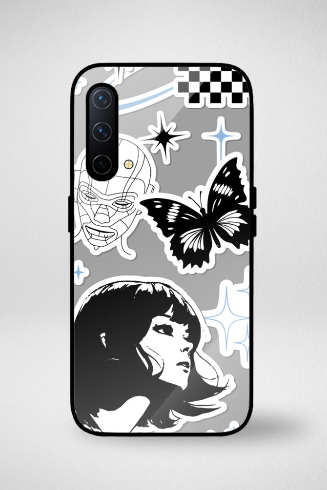 Techno whimsical artistry Glass Mobile Case - iPhone, Samsung & OnePlus -9