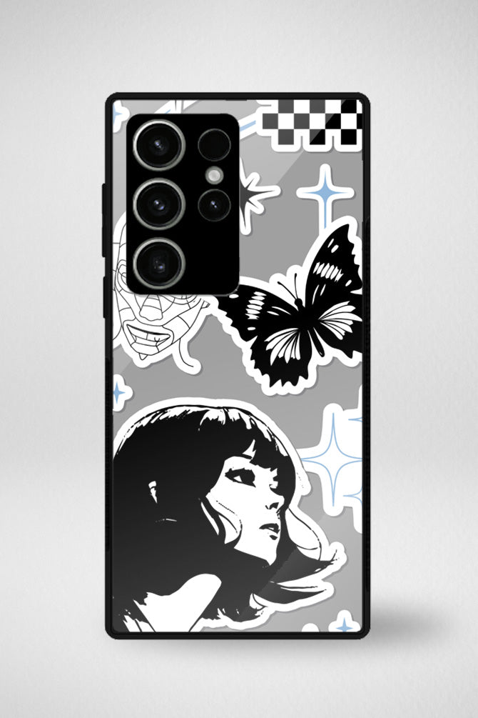 Techno whimsical artistry Glass Mobile Case - iPhone, Samsung & OnePlus -10