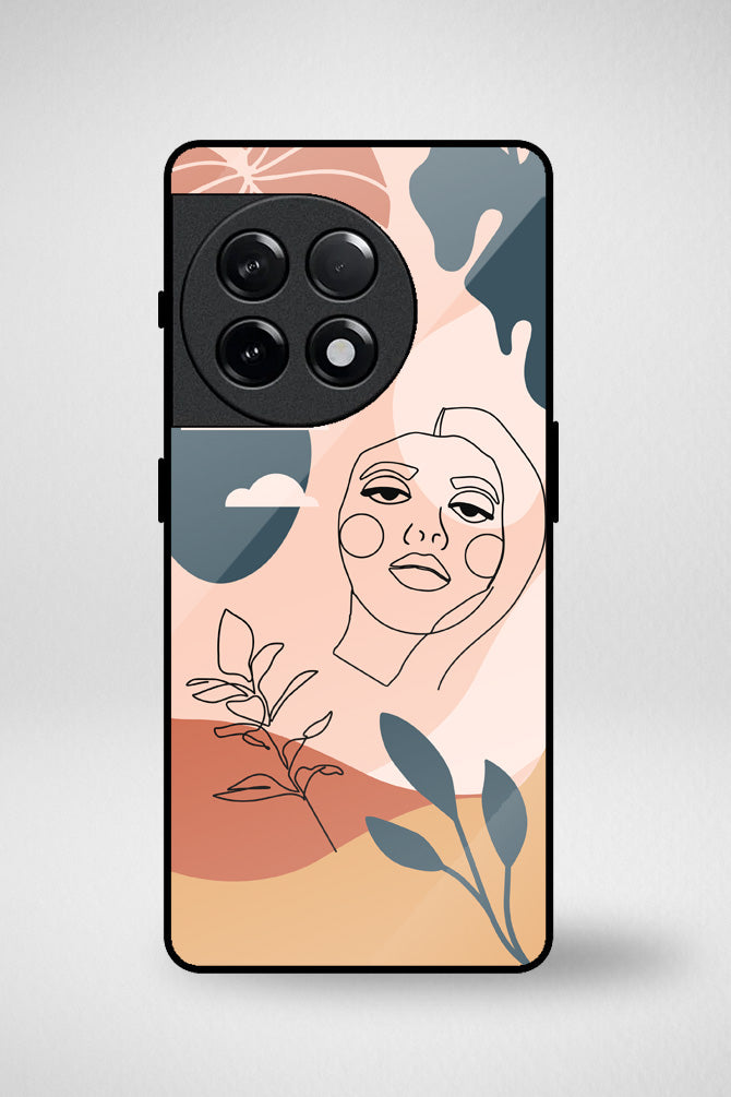 Nature women Glass Mobile Case - iPhone, Samsung & OnePlus -8