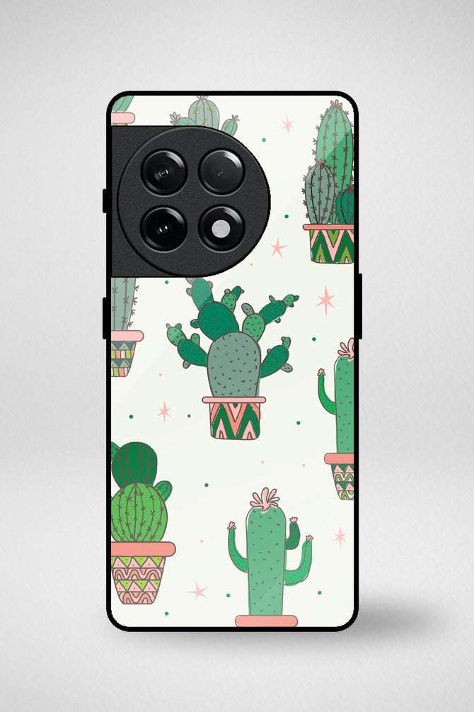 Cactus Glass Mobile Case - iPhone, Samsung & OnePlus -3