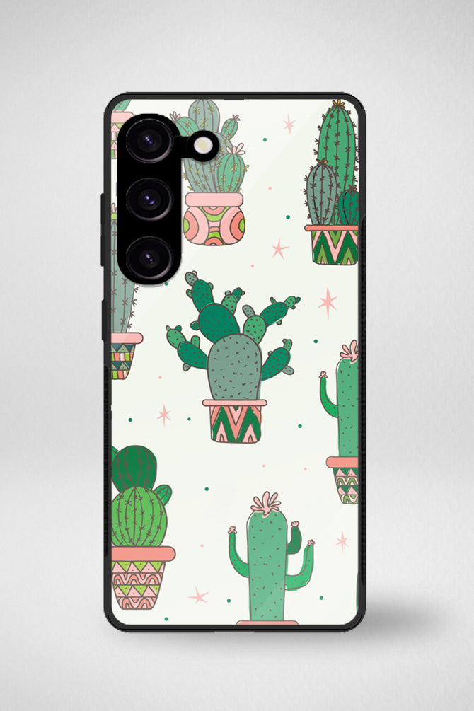 Cactus Glass Mobile Case - iPhone, Samsung & OnePlus -6