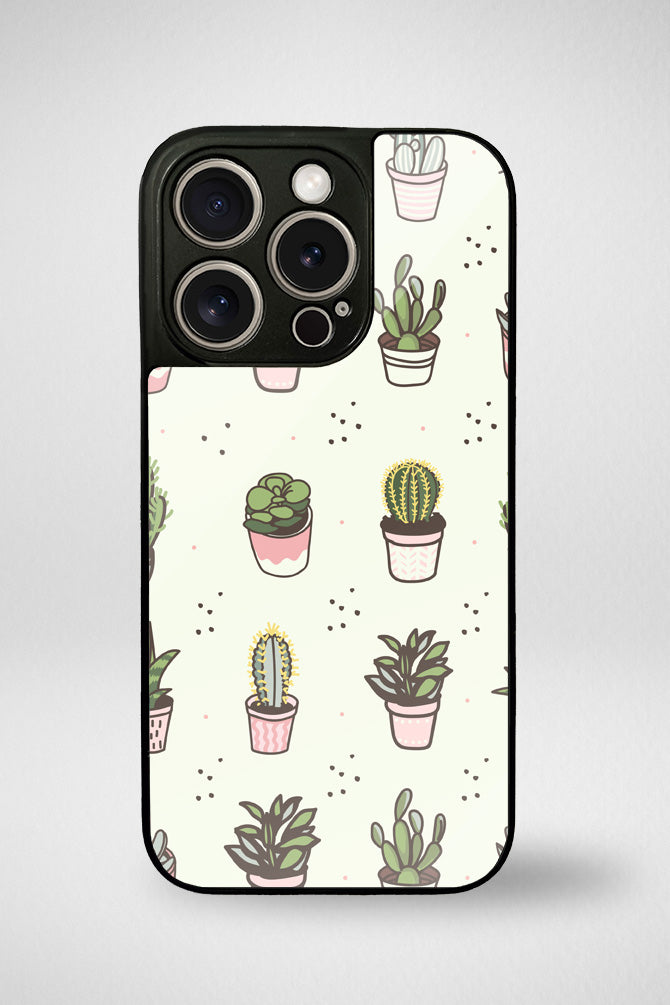 Cactus Glass Mobile Case - iPhone, Samsung & OnePlus -7