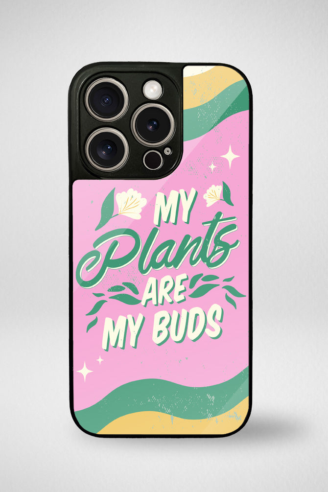 Houseplants lettering Glass Mobile Case - iPhone, Samsung & OnePlus -2