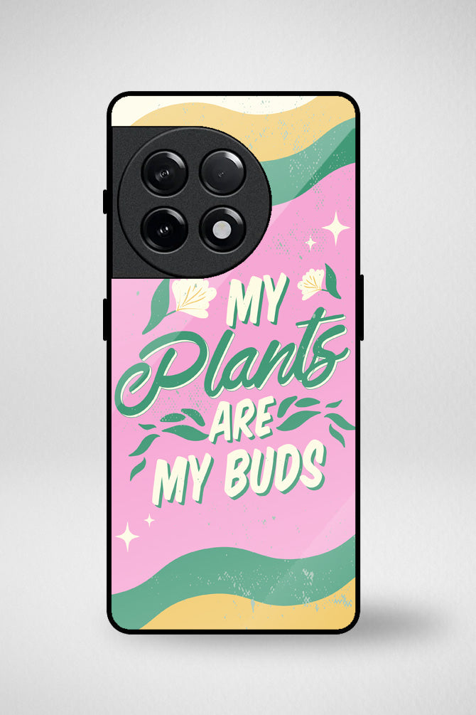 Houseplants lettering Glass Mobile Case - iPhone, Samsung & OnePlus -3